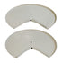 Amerock Pie-Cut Lazy Susan Parts 24" Steel Door Mount Shelves Almond 1124-A