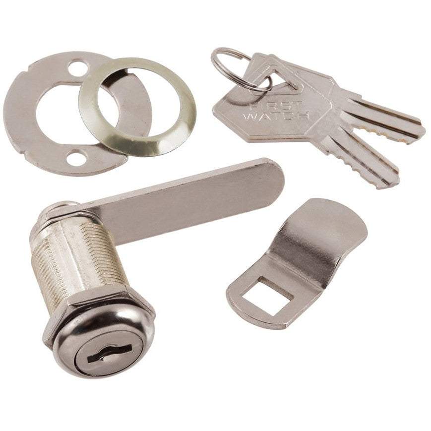 Hickory Hardware 1-1/8" Cabinet Cam Lock Chrome 3/4" Max Thickness 1381-601
