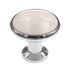 Amerock Allison 1 3/16" White Round Cabinet Knob Pull 14351WCH