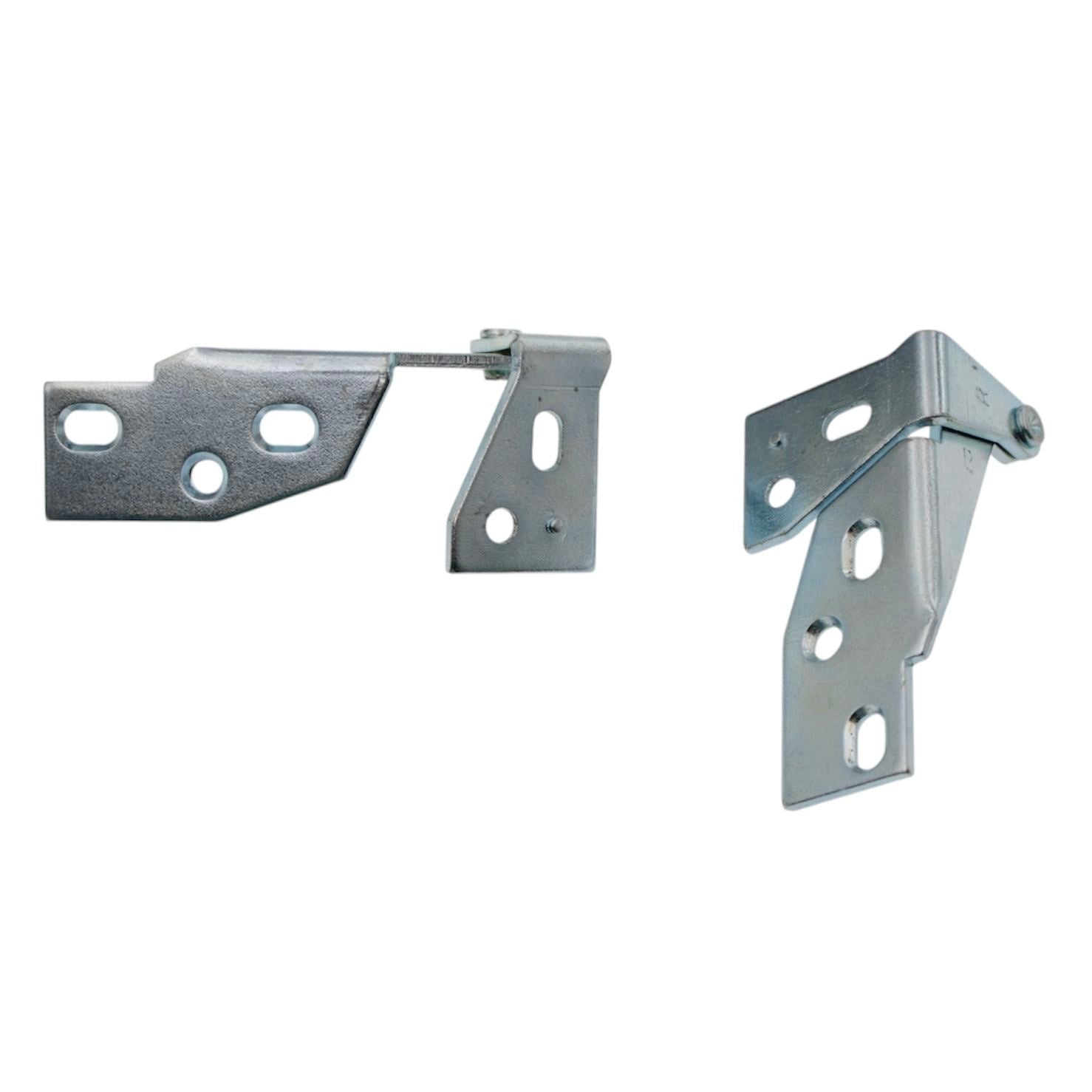Set of Jaybee Pivot Pin Overlay Cabinet Hinges For 3/4" Door Chrome 228-22