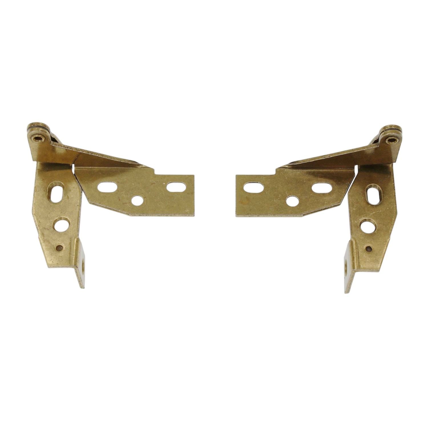 Jaybee Pivot Pin Overlay Cabinet Hinges For 3/4" Door Polished Brass 231-30