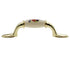 Amerock Allison 245FWP Polished Brass White 3"cc Arch Floral Cabinet Handle Pull