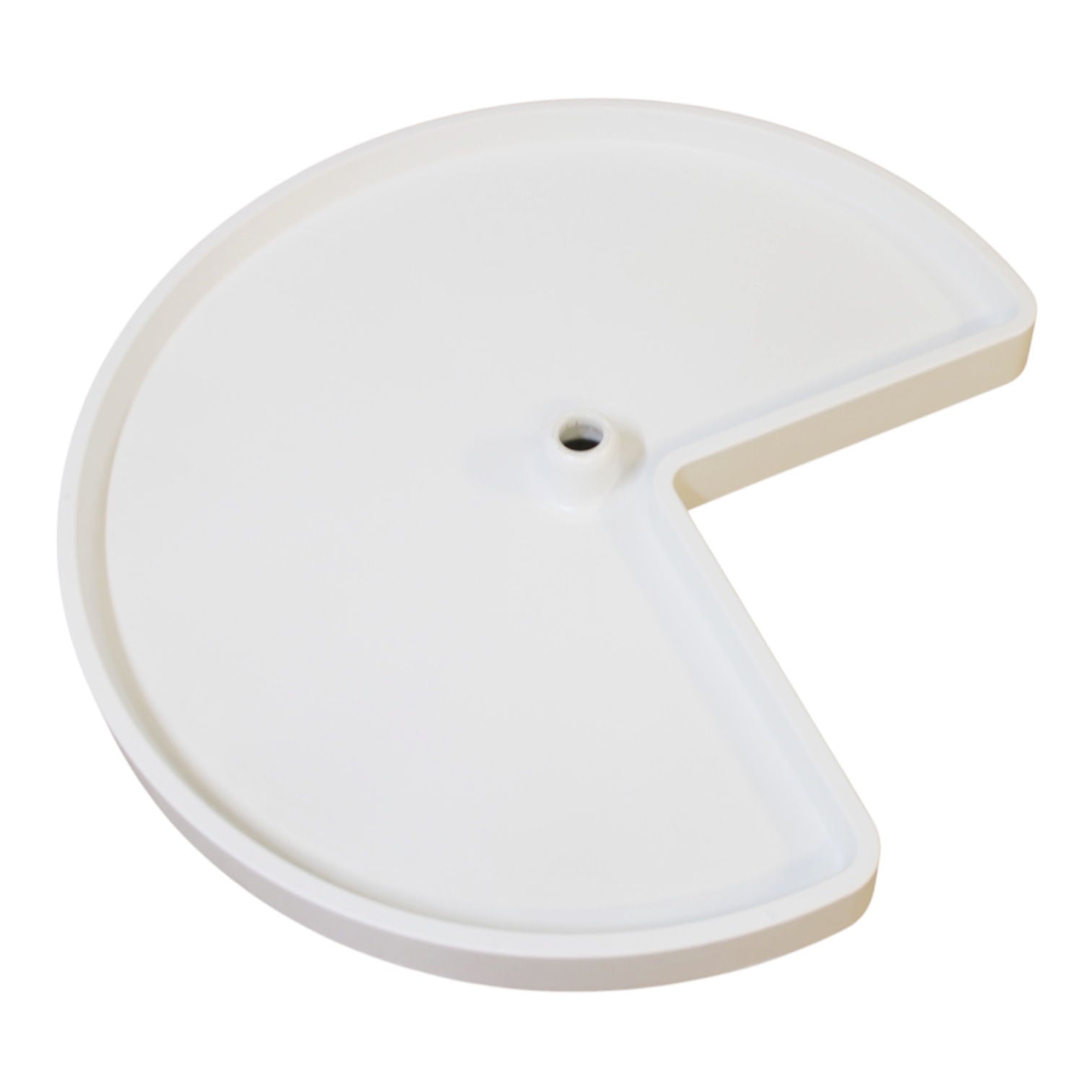 Rev-A-Shelf 3401-24-11 White 24" Polymer Kidney Lazy Susan Replacement Shelf