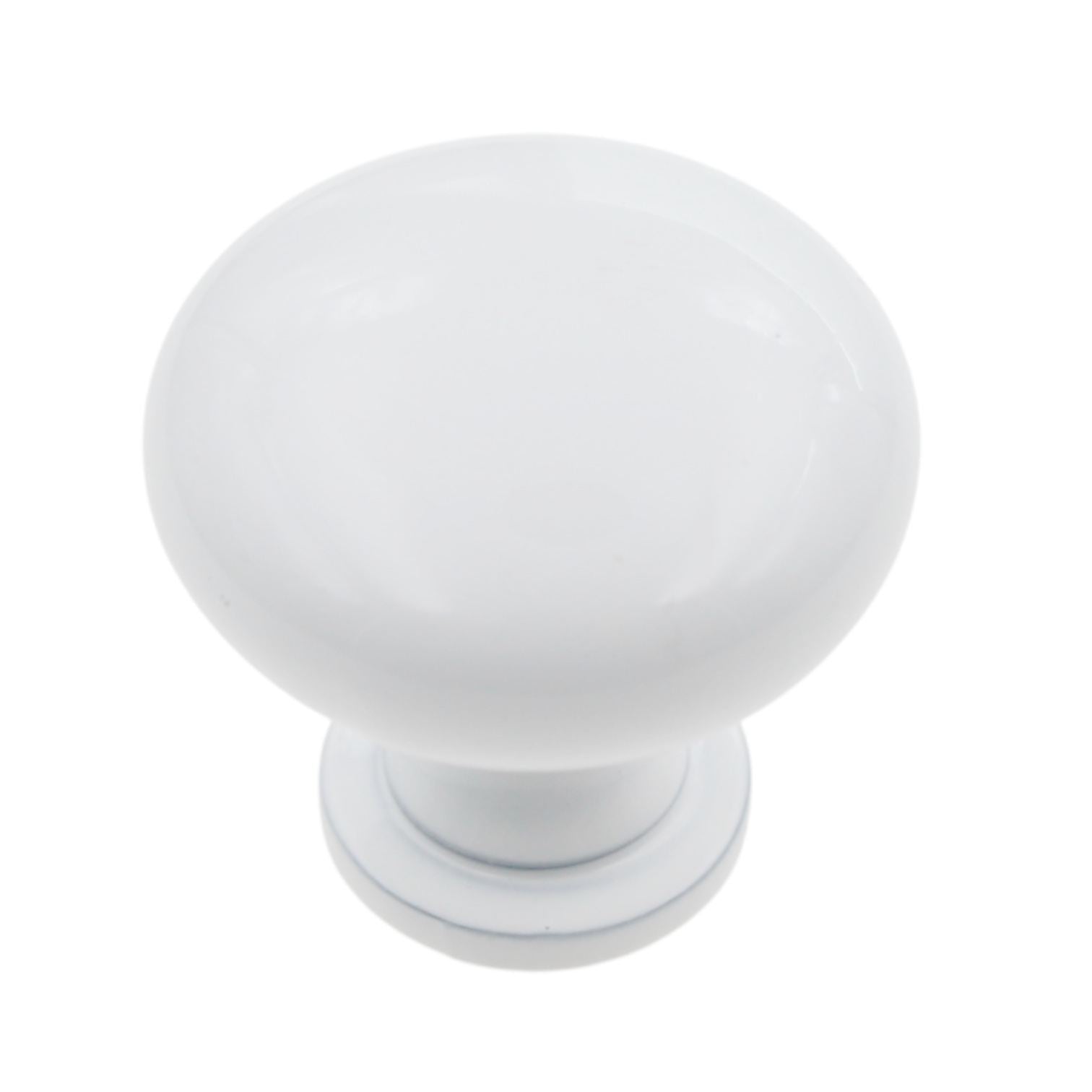 Jeffrey Alexander Madison 1 3/16" Cabinet Knob White 3910-WH
