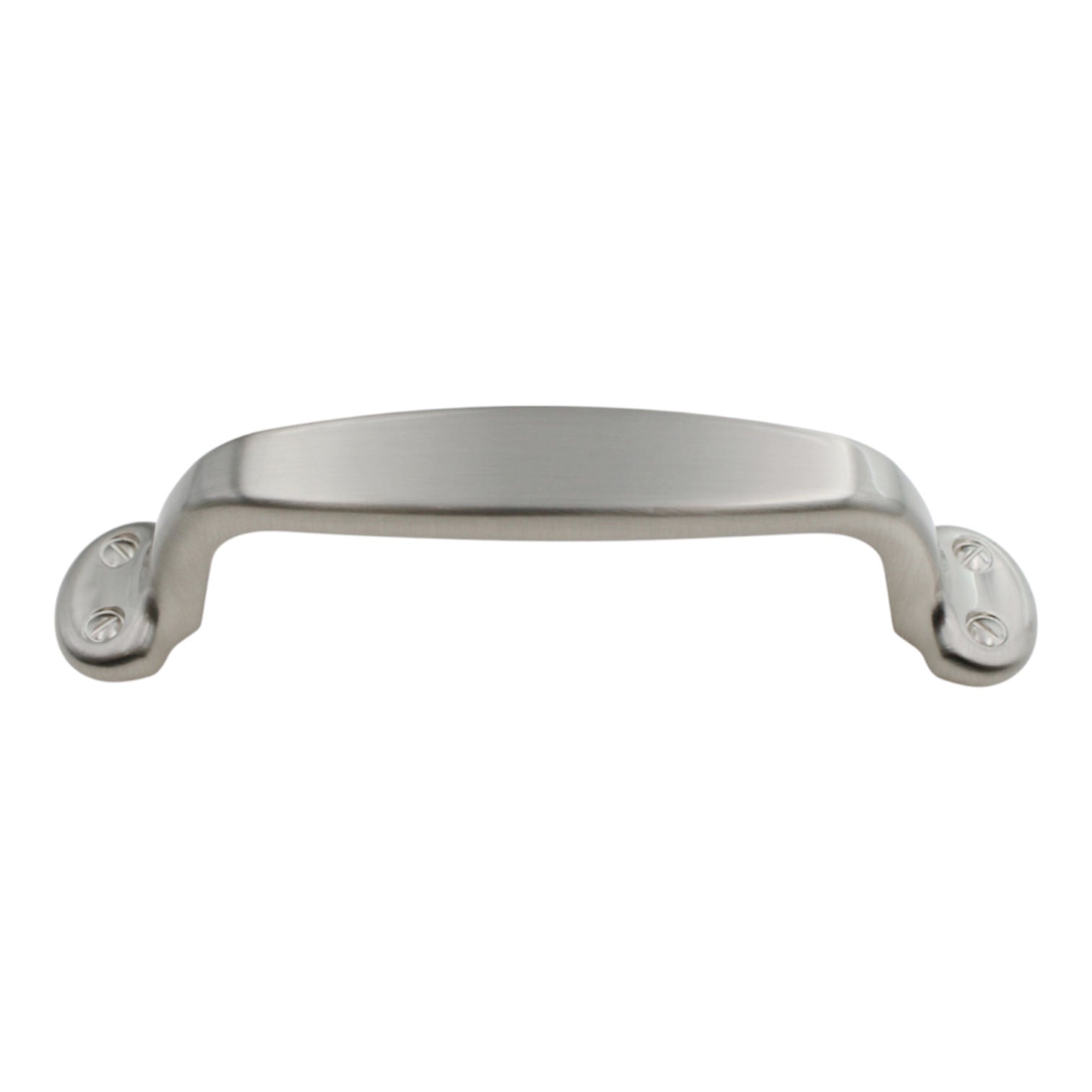 Hickory Hardware Farmhouse Cabinet Pull Satin Nickel 3 3/4" (96mm) 55048