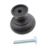 Amerock Allison 1 1/4 inch Cabinet Knob Oil-Rubbed Bronze 10 Pack AL-295