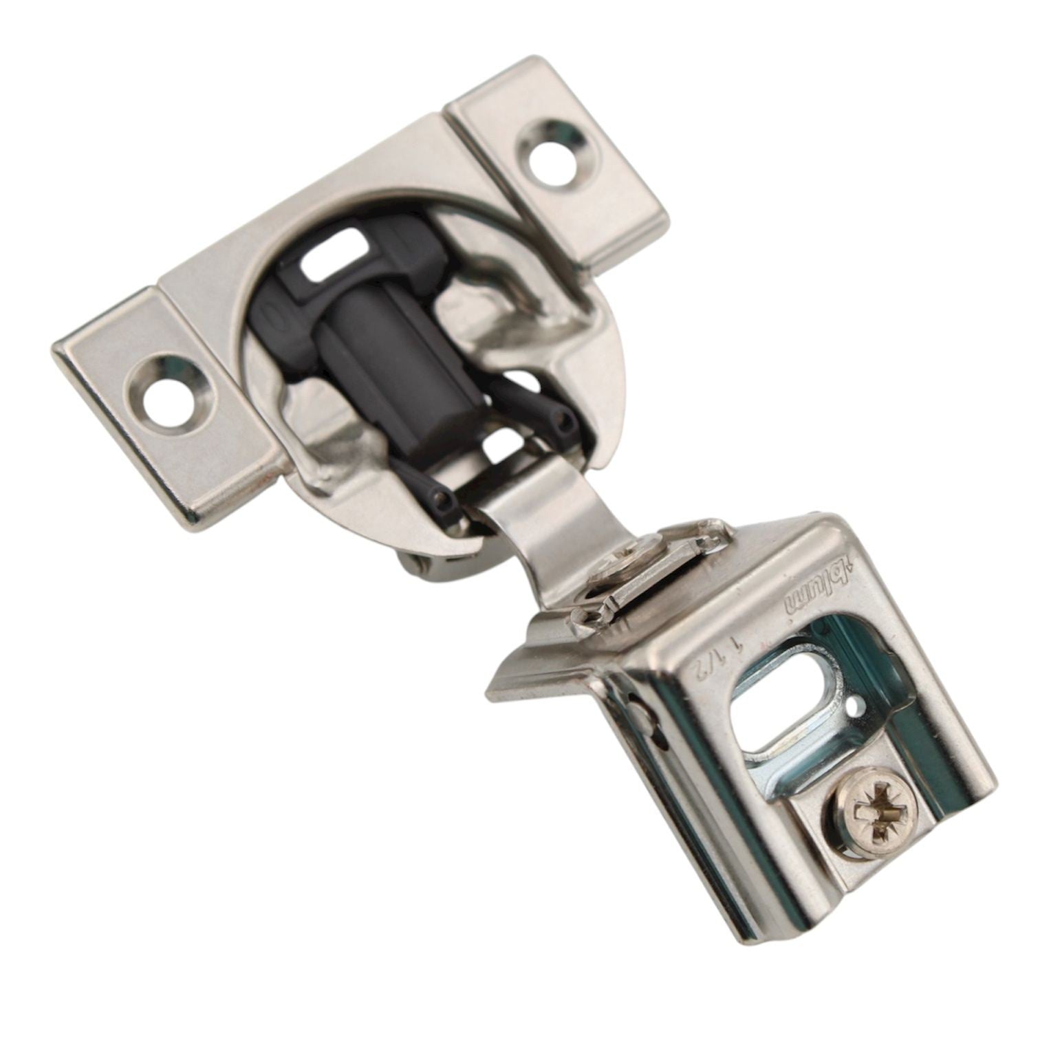 Blum Soft Close Compact 39C Euro Concealed Hinge 1-1/2" Overlay Screw-On