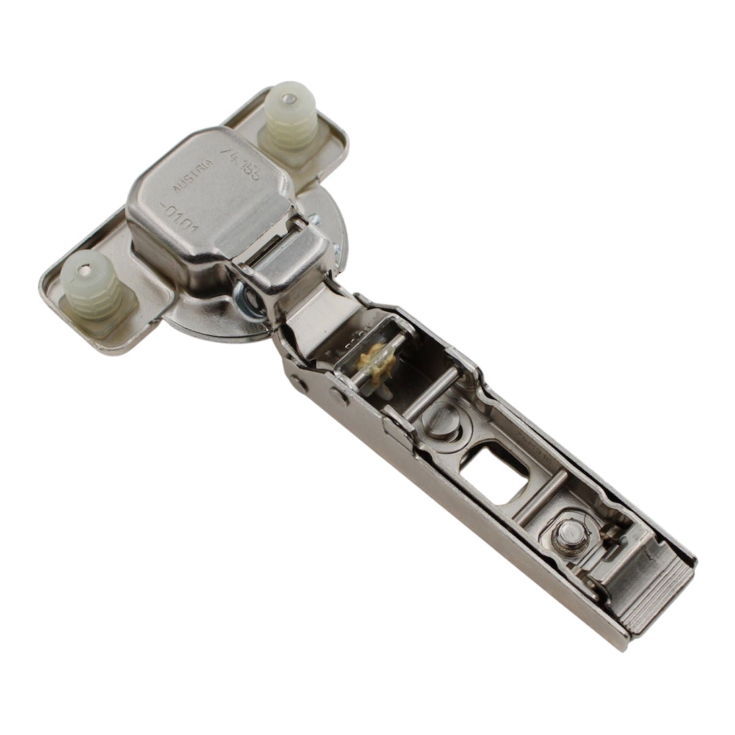Blum Clip Top Straight Arm Overlay Cabinet Hinge 107 Deg. Press-In B075T1580