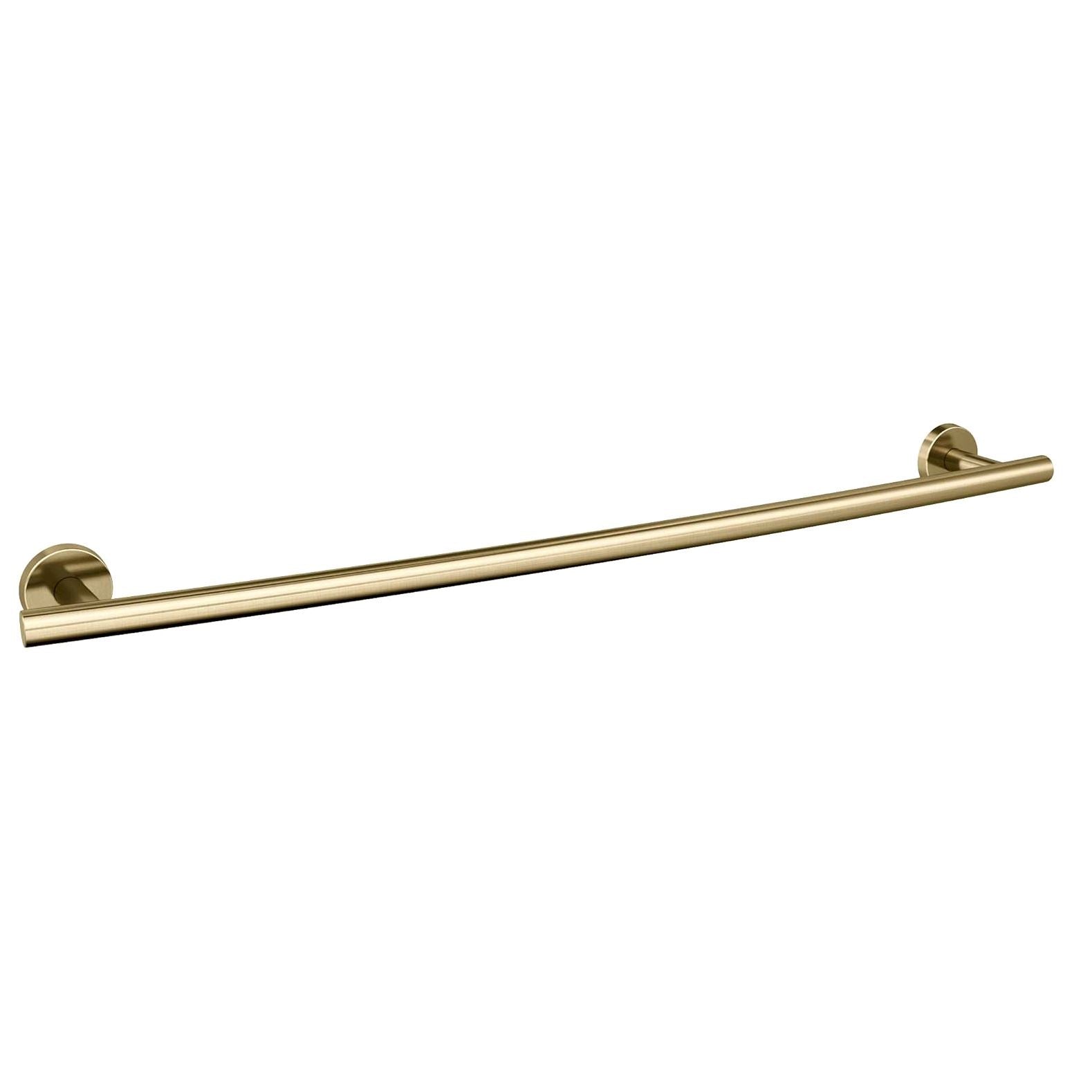 Amerock Arrondi BH26544BBZ - Toallero de baño (24.0 in), color champán dorado