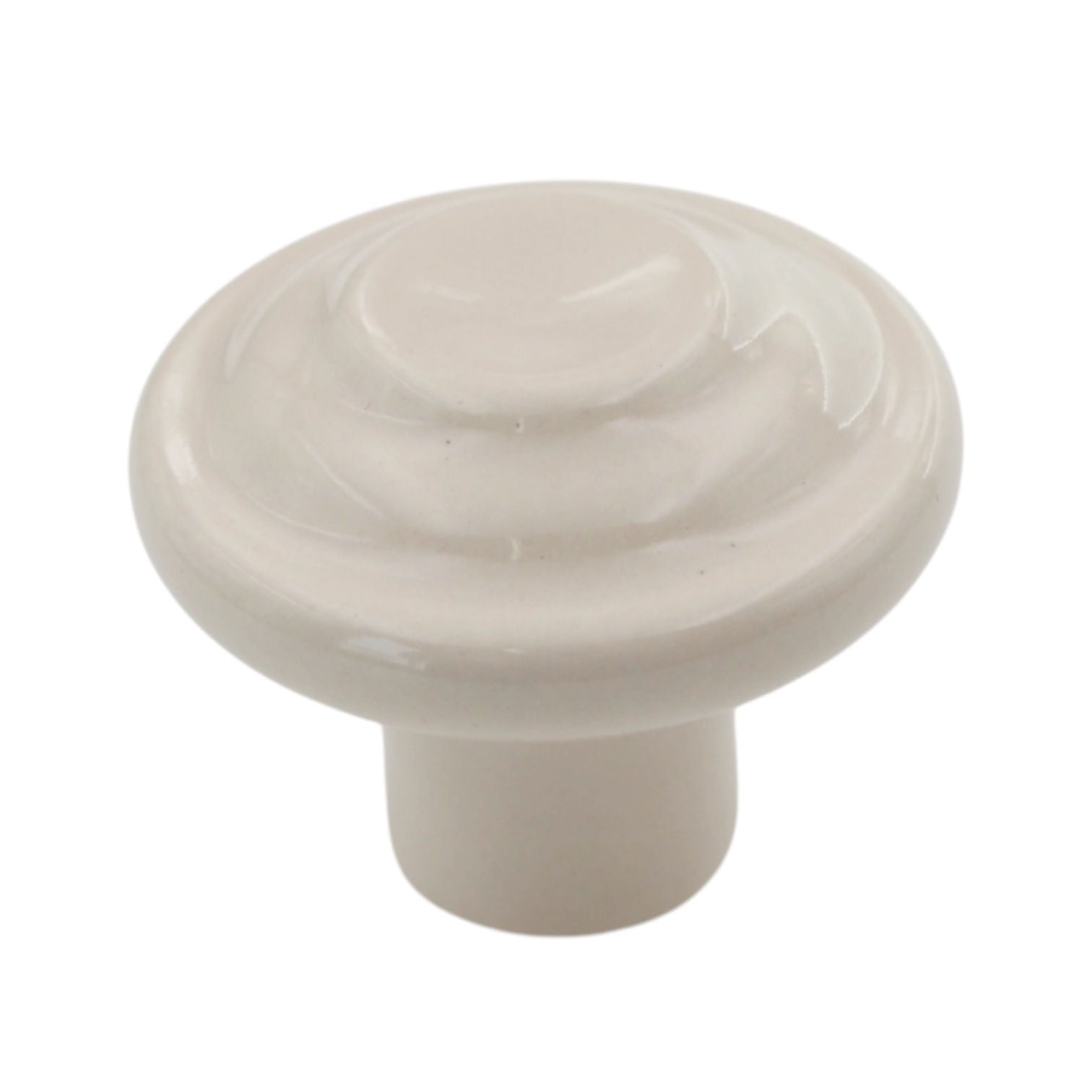 Amerock Ceramics Almond 1-3/8" Round Cabinet Knob Pull BP1327-A