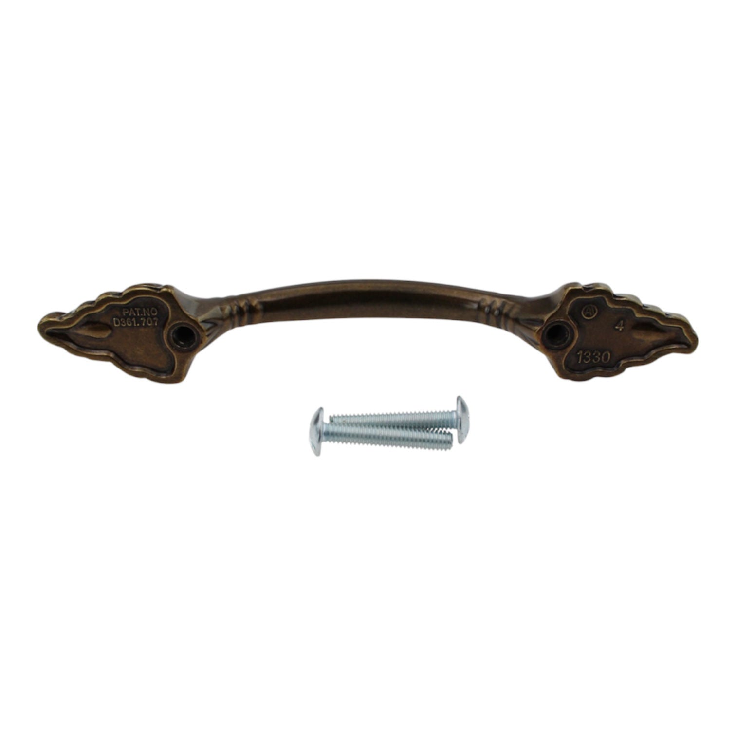 Amerock Elegance Regency Brass 3" Ctr. Cabinet Arch Pull Handle BP1330-R1