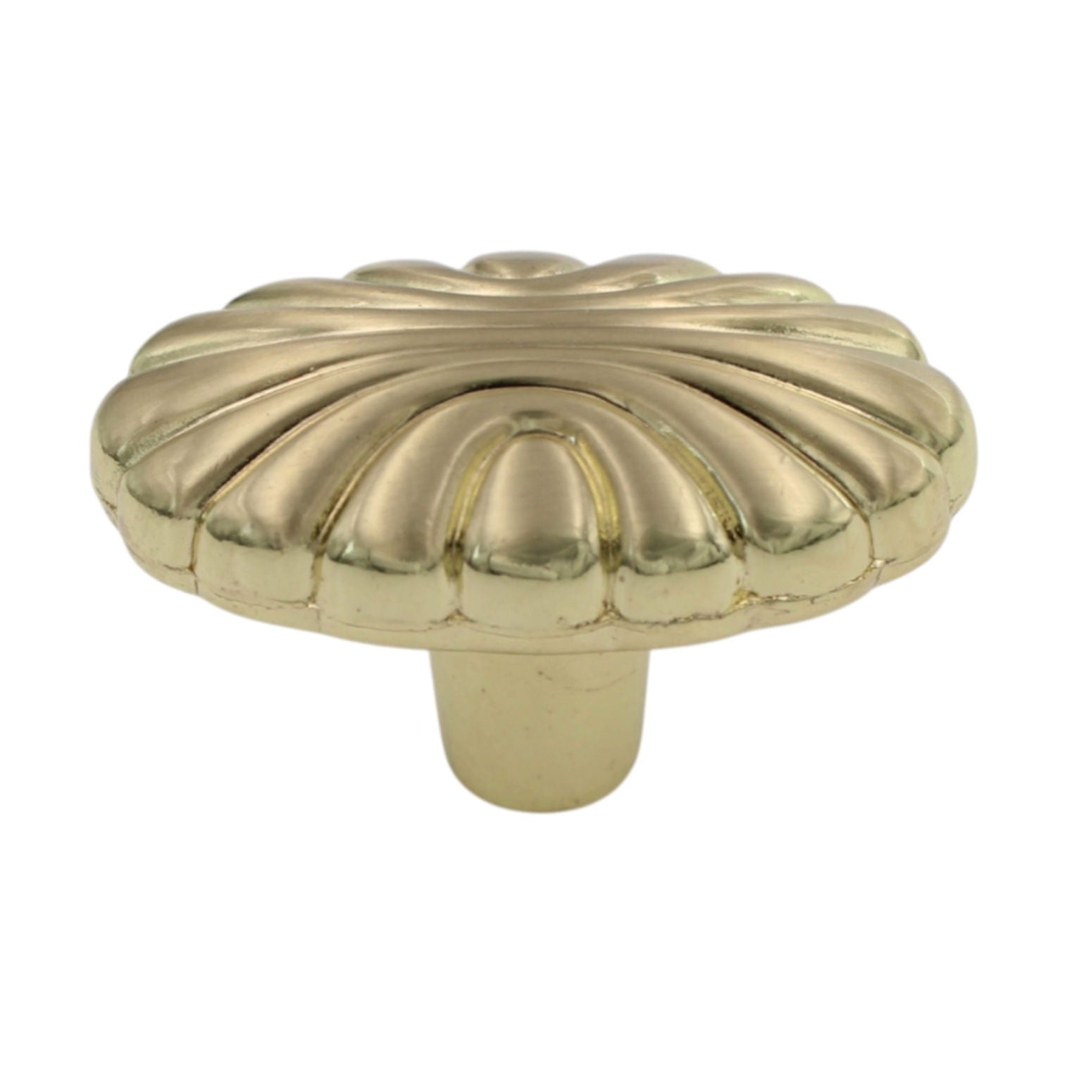 Amerock Natural Elegance Sterling Brass 1-5/8" Oval Cabinet Knob BP1338-O74