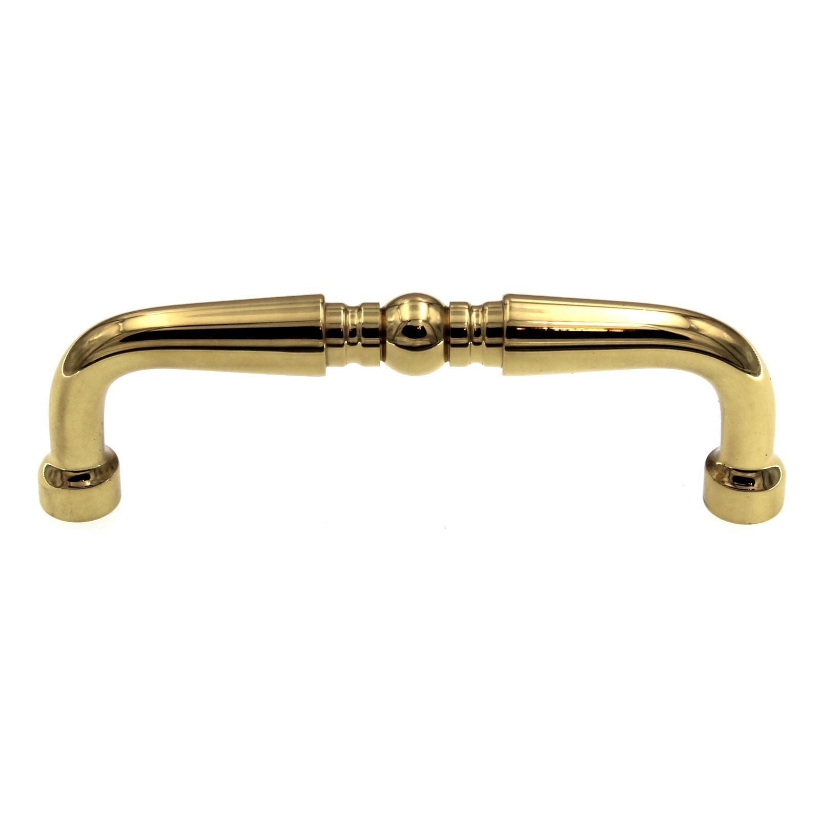 Amerock BP1450-3 Polished Brass 3"cc Solid Brass Cabinet Arch Pull Allison