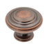 BP1586-WC Weathered Copper 1 3/8" Rings Cabinet Knob Pull Amerock Inspirations