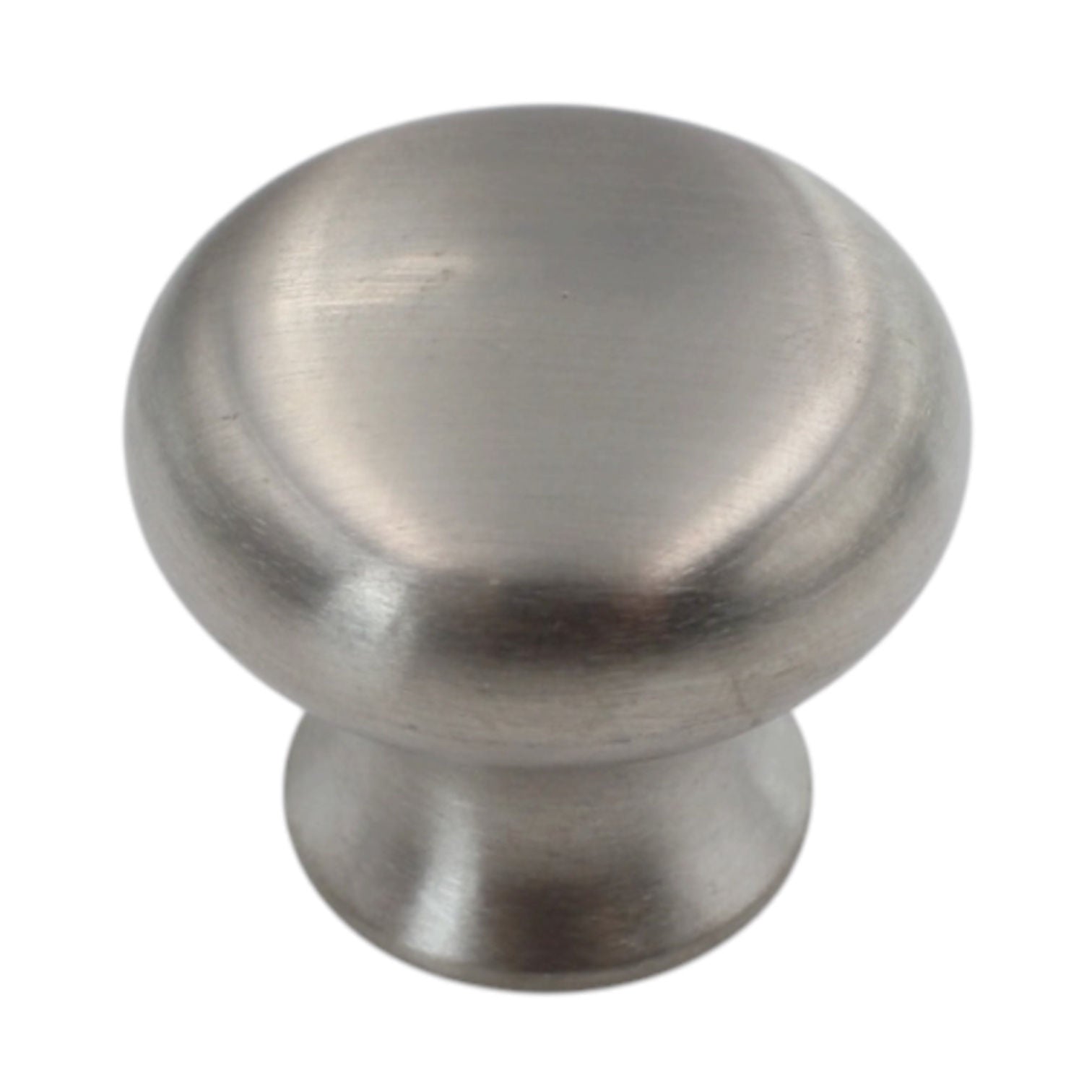 Amerock Essential'Z Round Stainless Steel 1-1/4" Cabinet Knob Pull BP19008-SS
