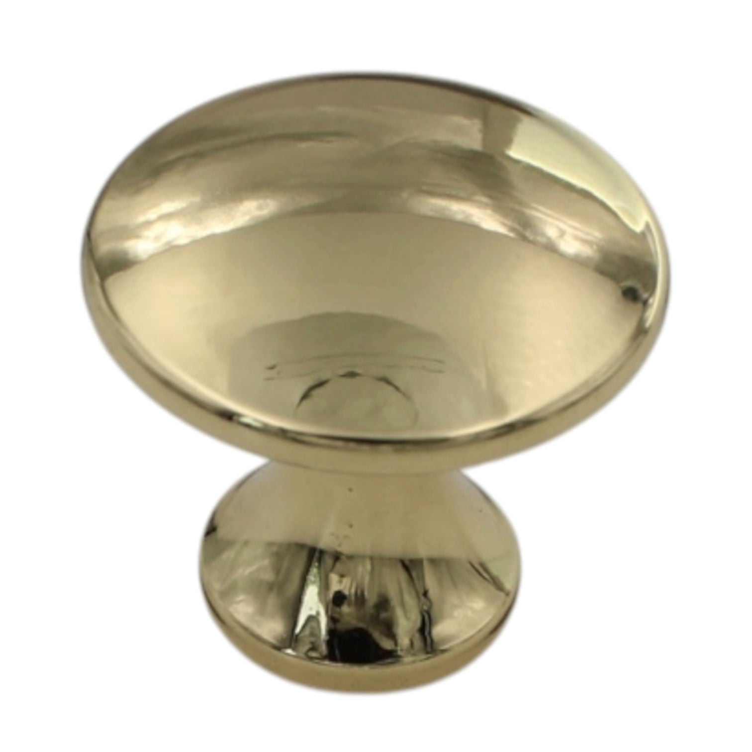 Amerock Traditional Classics Polished Brass 1" Round Cabinet Knob BP30410-3