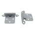 Amerock White Hinges Variable Overlay Self-Closing BP3429-W Set of 2