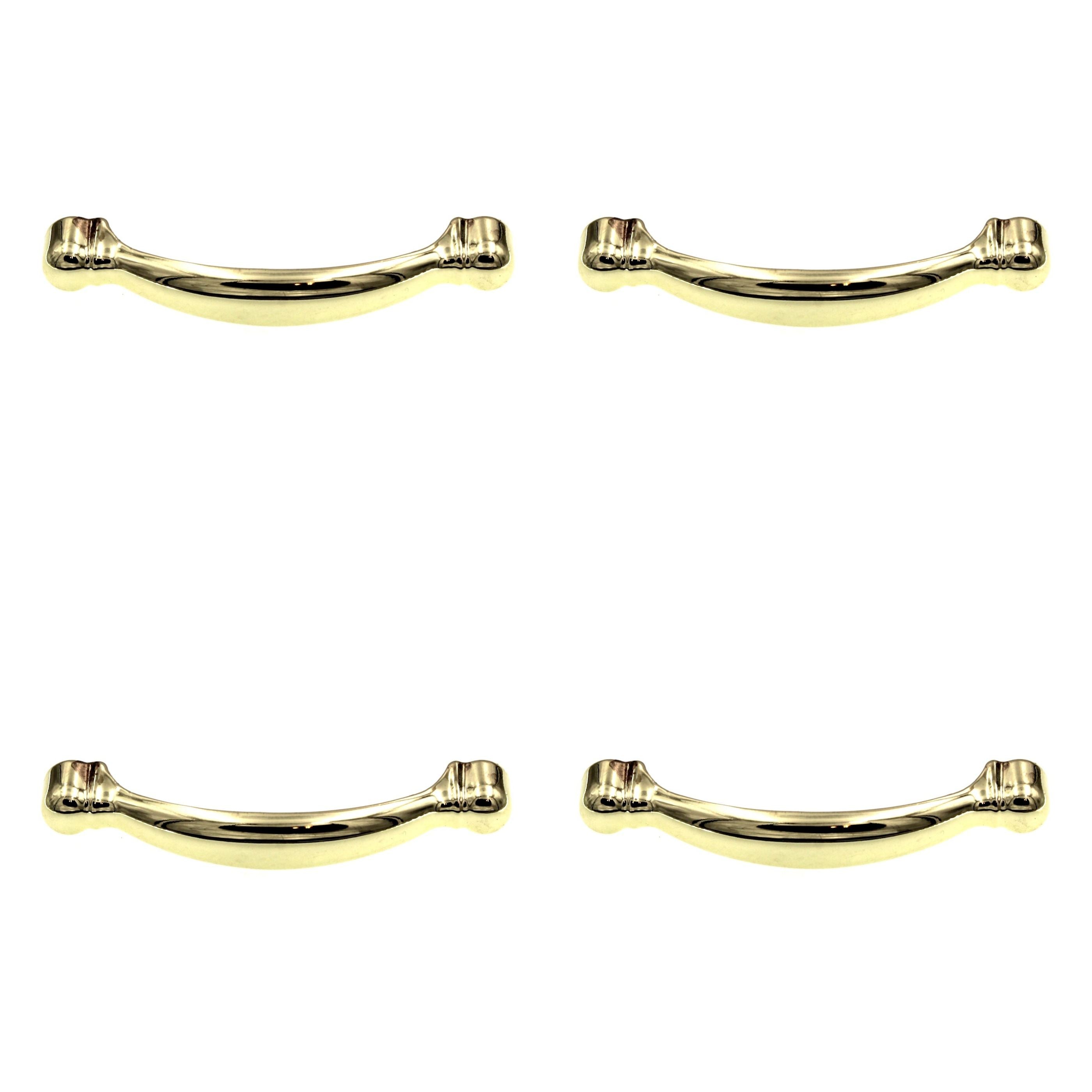 4 Pack Amerock BP3441-3 Cabinet Handle Pull 3"cc Allison Bright Brass