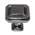 Amerock Wells 1 1/4" Square Cabinet Knob Gunmetal BP36546GM