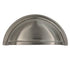 Amerock BP4235-G9 Sterling Nickel Solid Brass 3"cc Cup Pull Handle Advantage