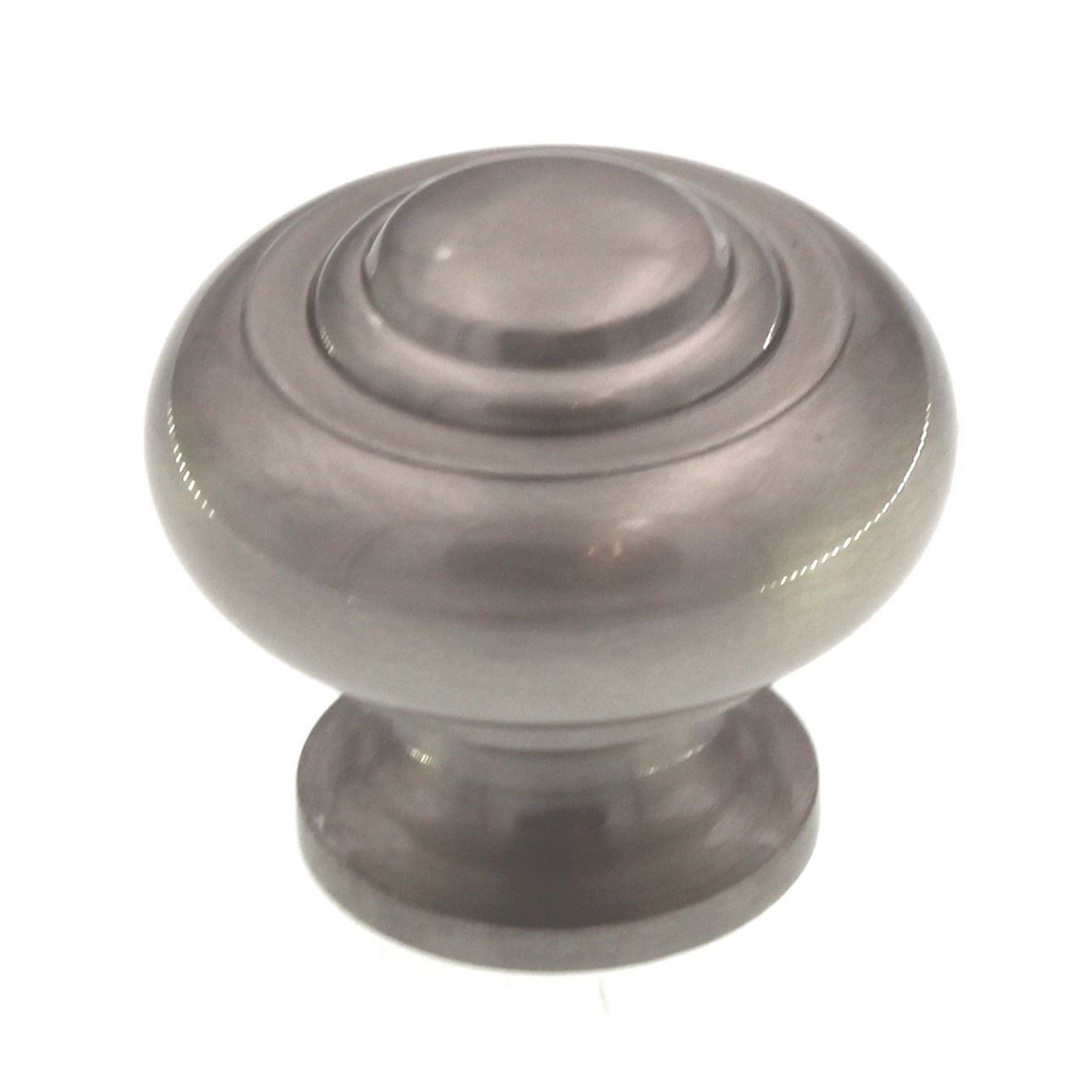 Amerock Inspirations Satin Nickel Round 1 3/16" Cabinet Knob BP4258-G10