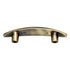 Amerock Inspirations Elegant Brass 3 inch CTC Leaf Cabinet Drawer Pull BP4443EB