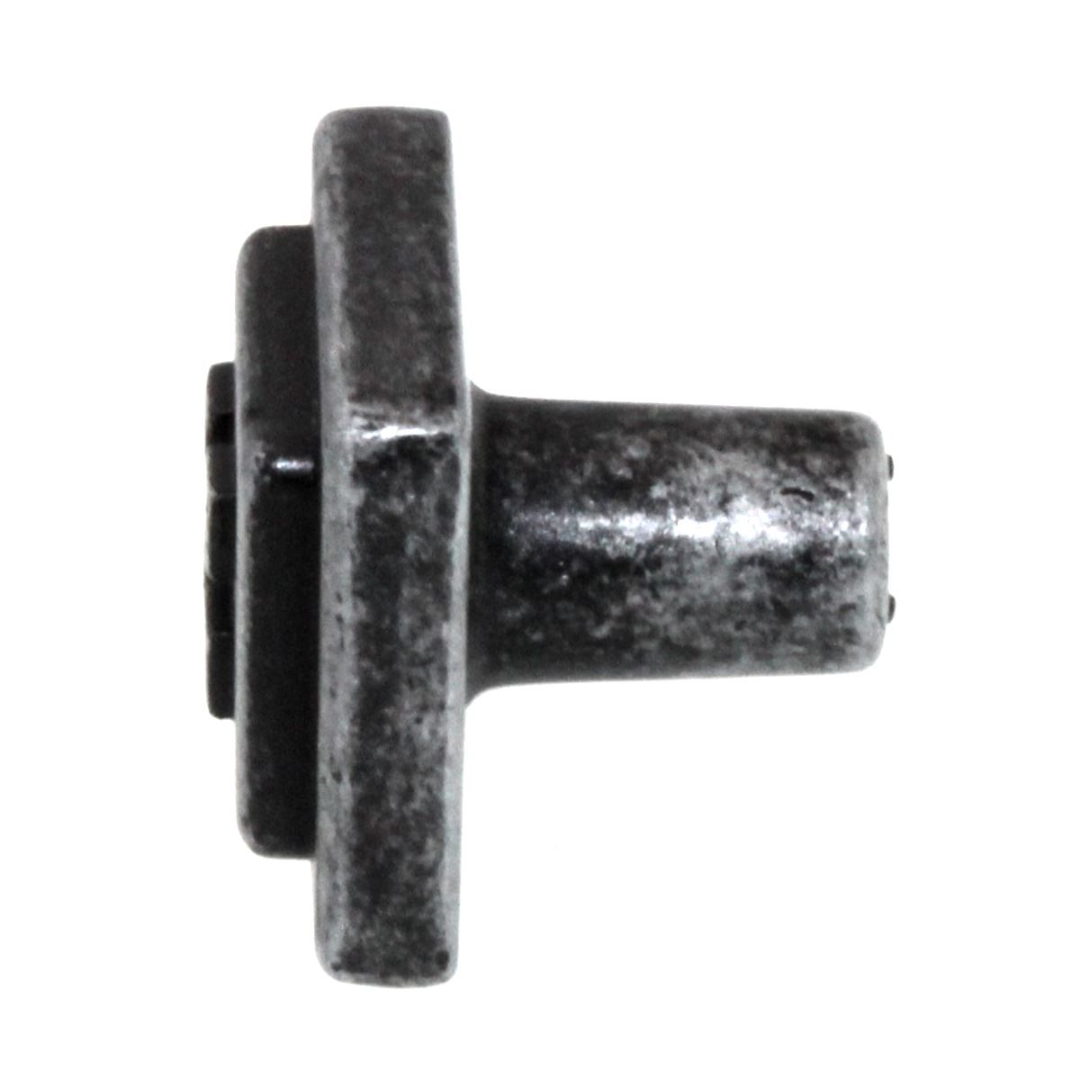 Amerock Forgings Wrought Iron Dark 1 1/8 inch Square Cabinet Knob BP4454WID