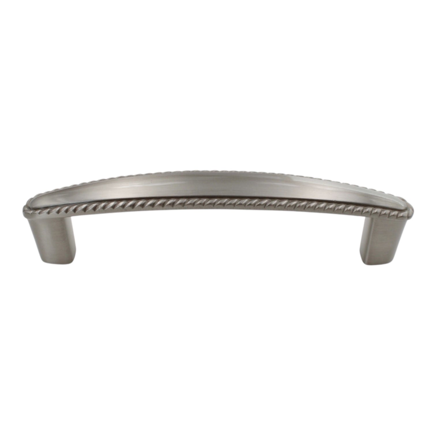 Amerock Everyday Heritage 3 3/4" (96mm) Ctr Rope Pull Satin Nickel BP53004G10