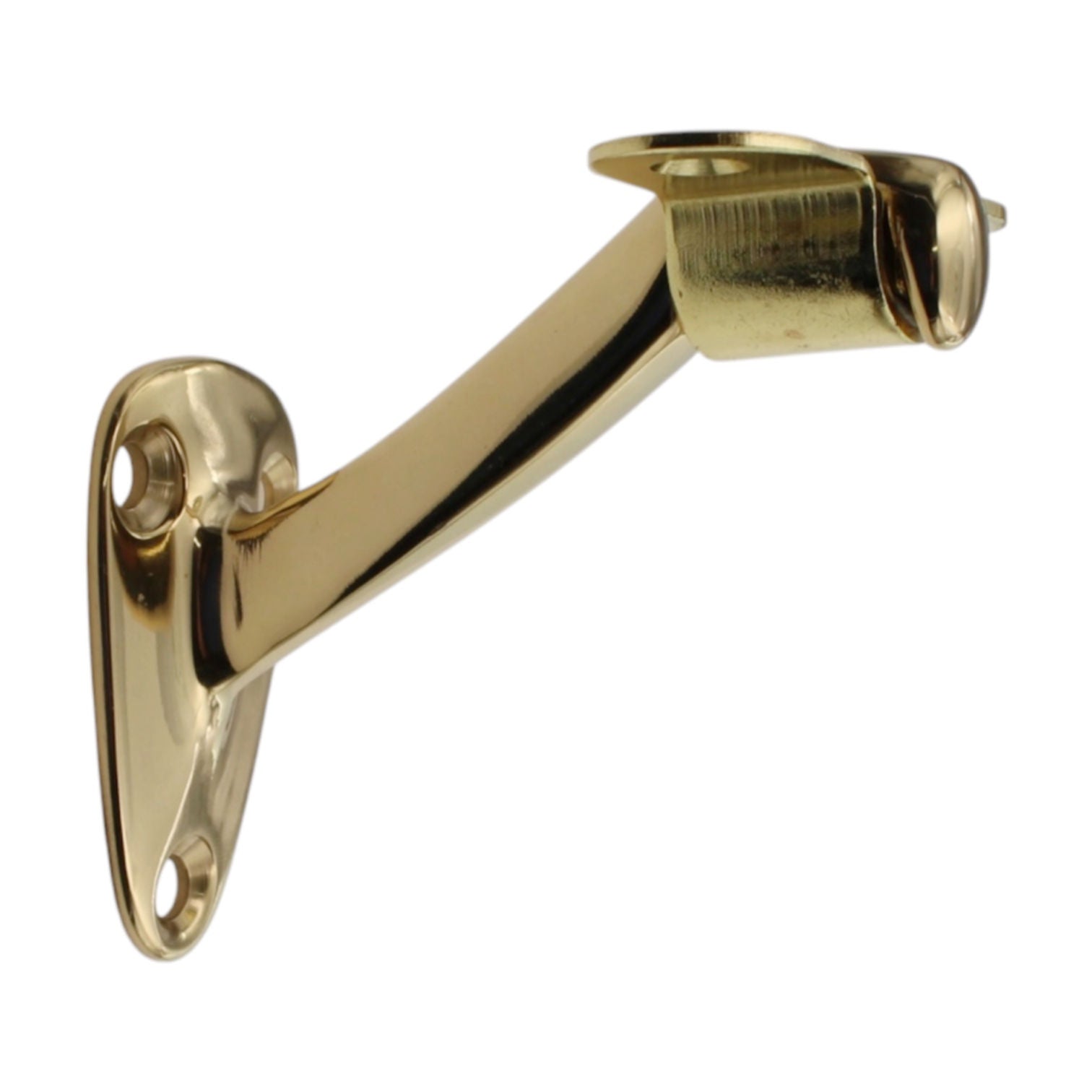 Amerock 2 3/4" Stair Handrail Bracket Standard Polished Brass BP5315