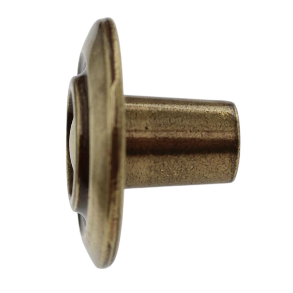 Vintage Amerock French Colony Regency Brass 1 1/8" Round Cabinet Knob BP591-R1