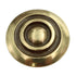Vintage Amerock French Colony Regency Brass 1 1/8" Round Cabinet Knob BP591-R1