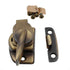 Amerock Window 2 5/8" Sash Lock in Antique English, Spring Action BP7045-AE