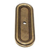 Amerock Burnished Brass 3 1/4" Cabinet Knob Pull Backplate BP747-BB