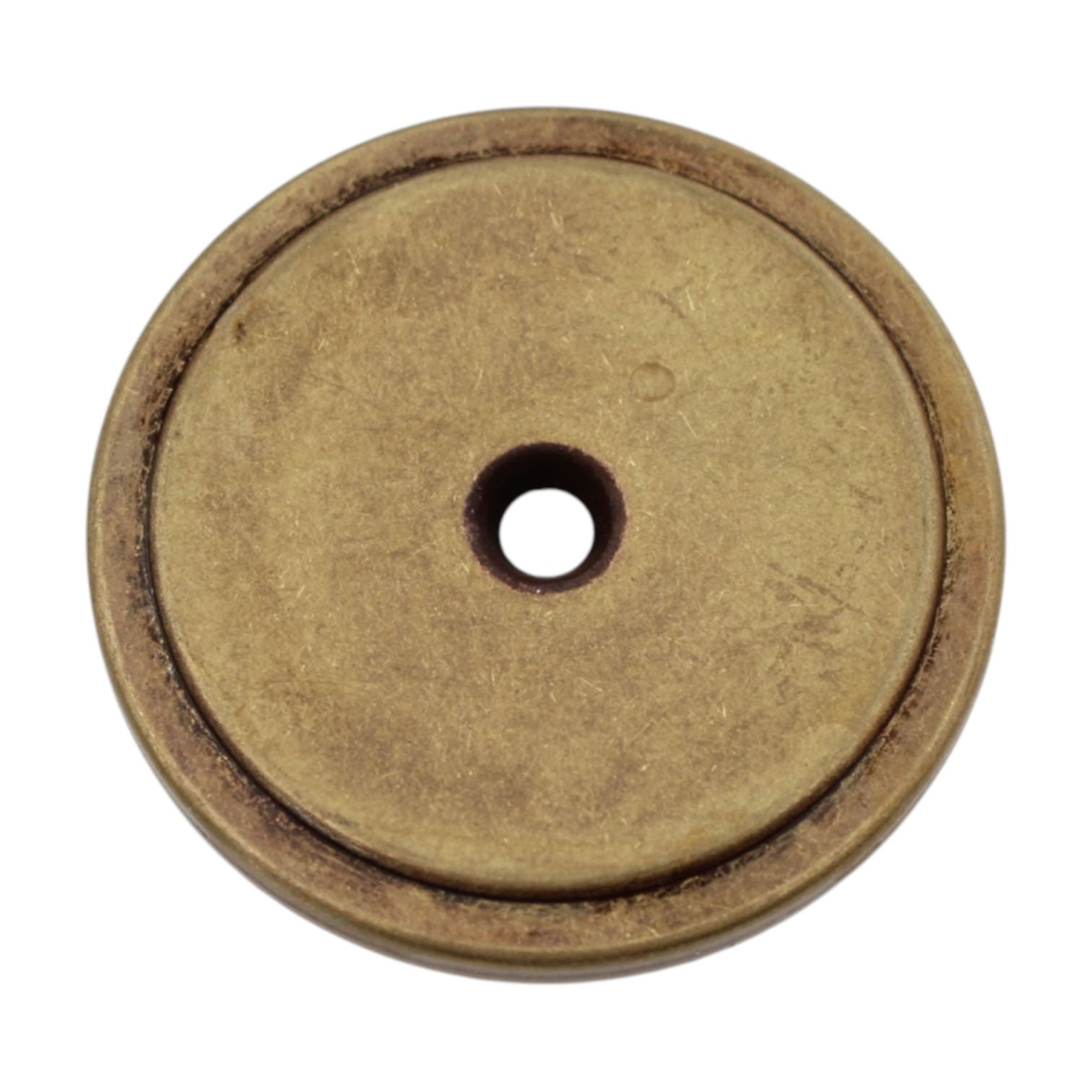 Vintage Amerock Regency Burnished Brass 1 11/16" Cabinet Knob Backplate BP760-BB