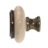 Amerock Royal Burnished Brass, Almond 1 1/4" Cabinet Knob Pull BP76246-ALB