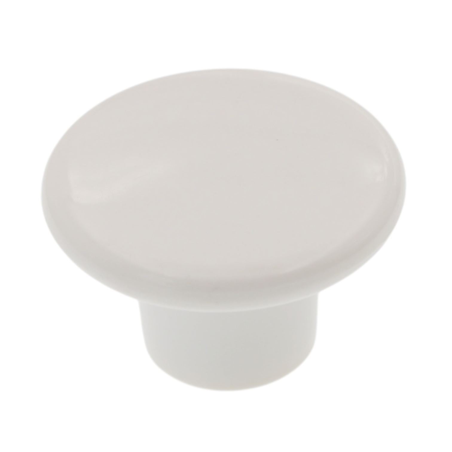 Amerock Hardware BP802-PW White 1 1/4" Round Cabinet Knob Pull Allison Value