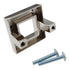 Richelieu 8033 Knob 1 5/8" Square 2-Screw 1 1/2" Hole Centers Polished Nickel
