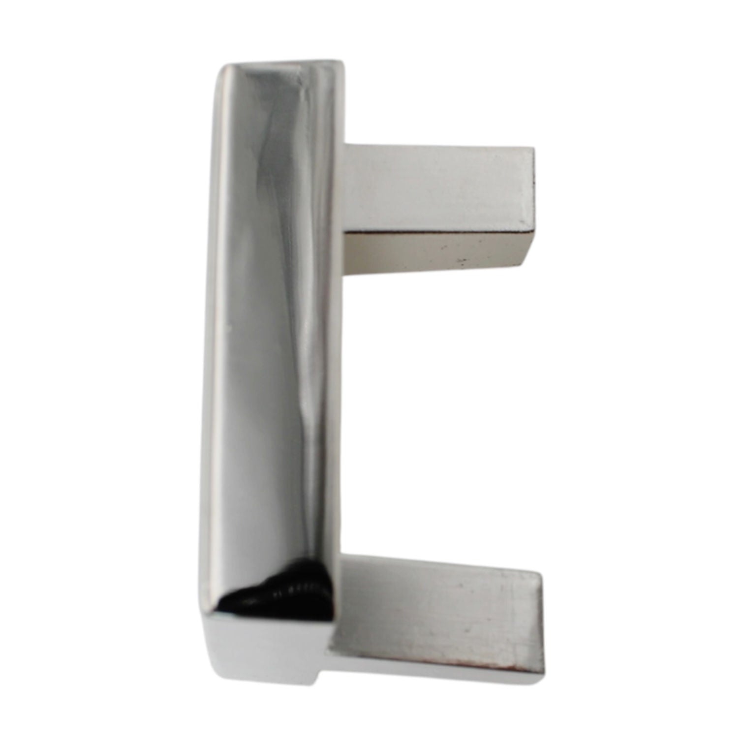 Richelieu 8033 Knob 1 5/8" Square 2-Screw 1 1/2" Hole Centers Polished Nickel