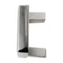 Richelieu 8033 Knob 1 5/8" Square 2-Screw 1 1/2" Hole Centers Polished Nickel