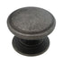 Richelieu 8098 Cabinet Knob 1 1/4" Round With 1" Base Pewter