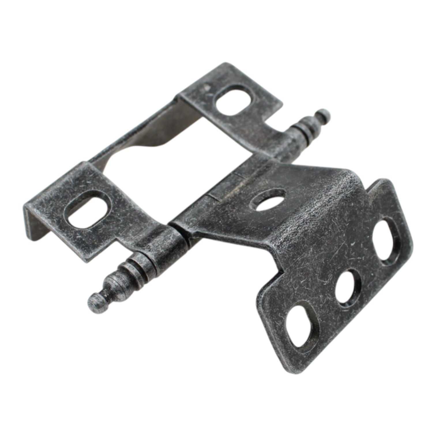 Richelieu BP83175907 Full Inset Hinge Pair 3/4" Wrap Minaret Tip Wrought Iron