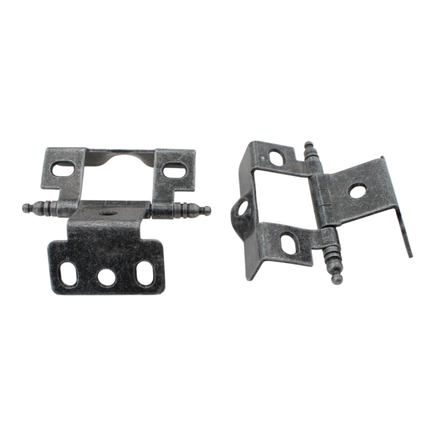 Richelieu BP83175907 Full Inset Hinge Pair 3/4" Wrap Minaret Tip Wrought Iron