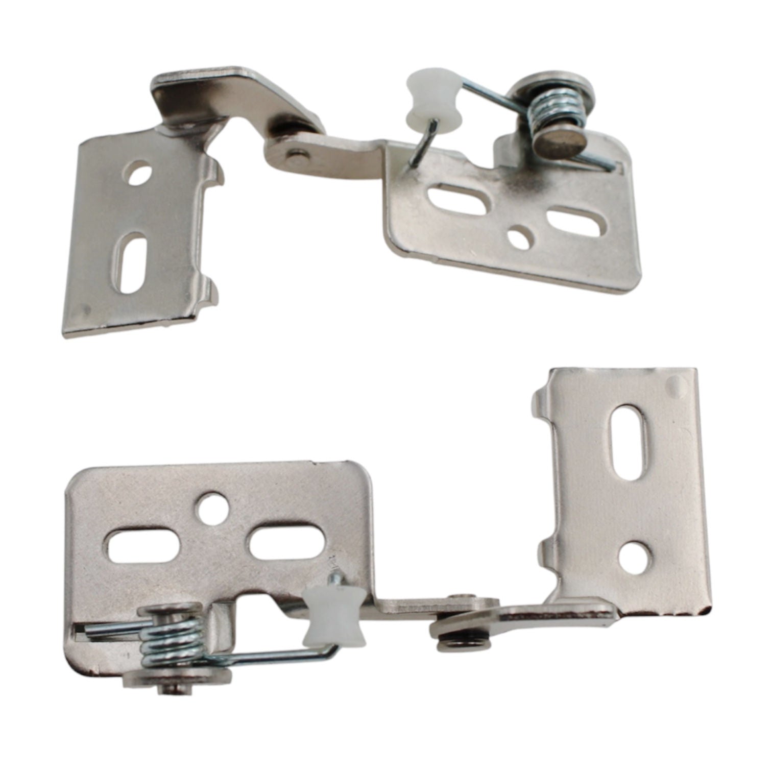 Pair Pivot Knife Cabinet Hinge 1/2" Overlay Chrome Steel Fastec H6.5CR