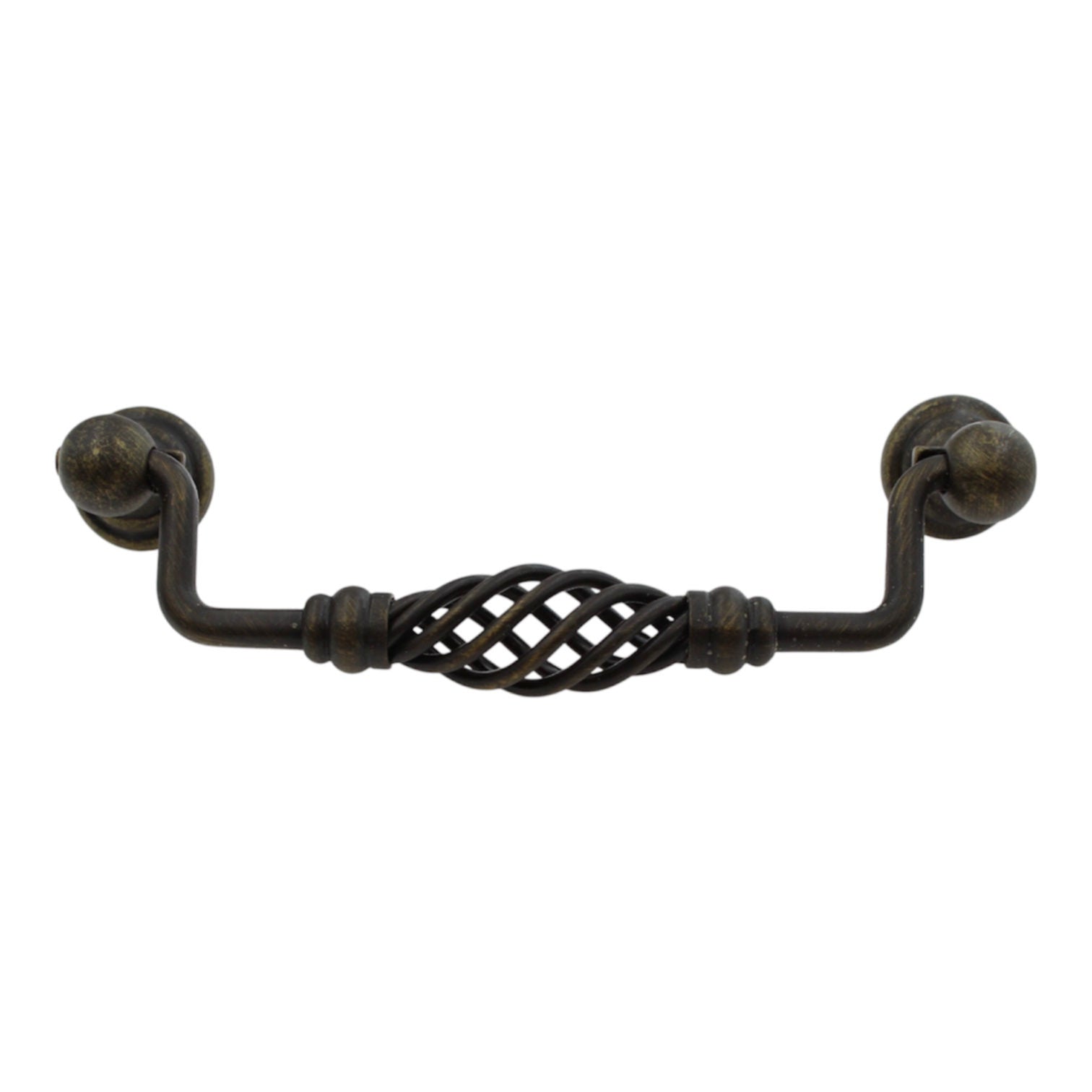 Jeffrey Alexander Zurich 128mm CTC Pull Antique Brushed Satin Brass I350-128ABSB