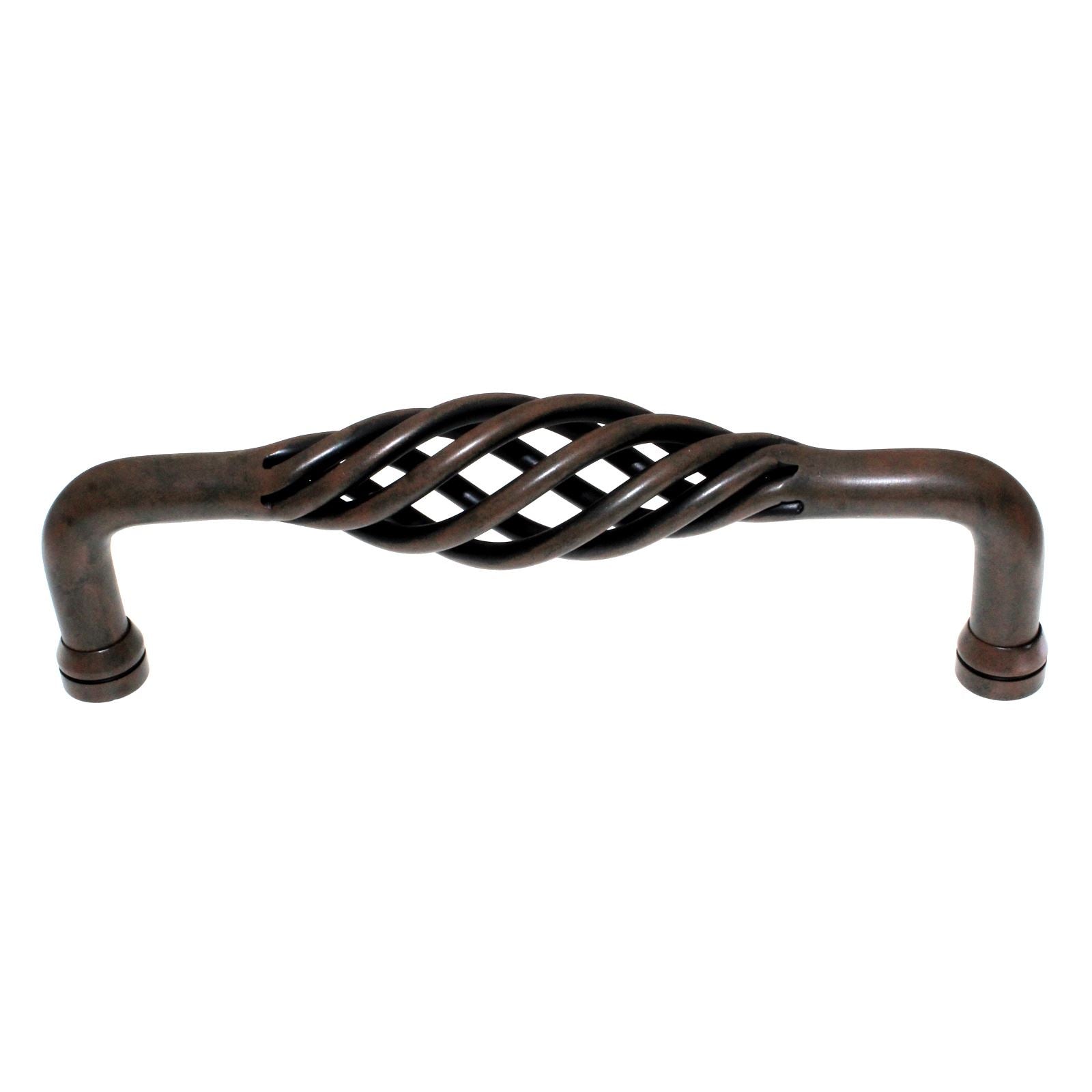Top Knobs Normandy Cabinet Birdcage Pull Birdcage 8" CTC Patina Rouge M1244-8