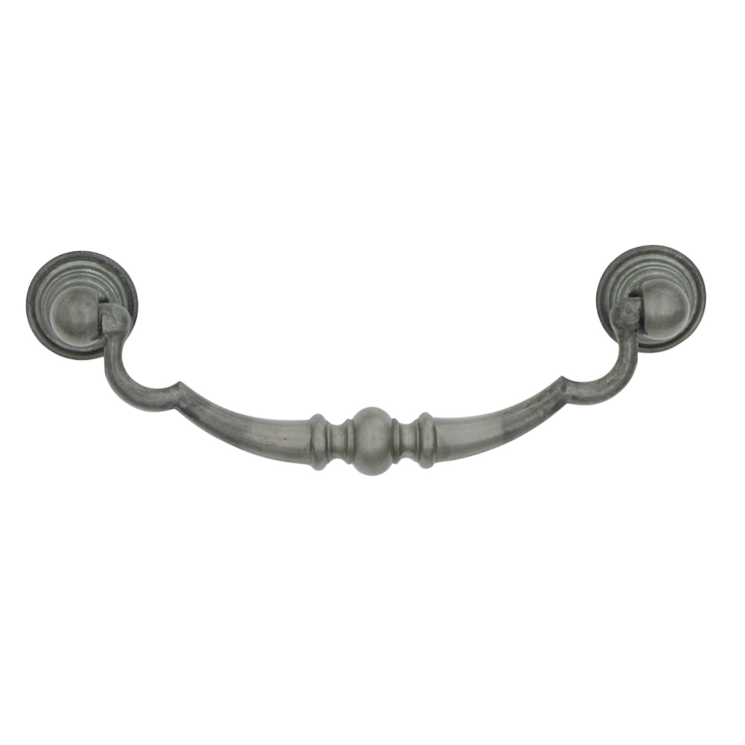 Top Knobs Britannia Oxford Drawer Bail Pull 3 3/4" (96mm) CTC Pewter Light M2