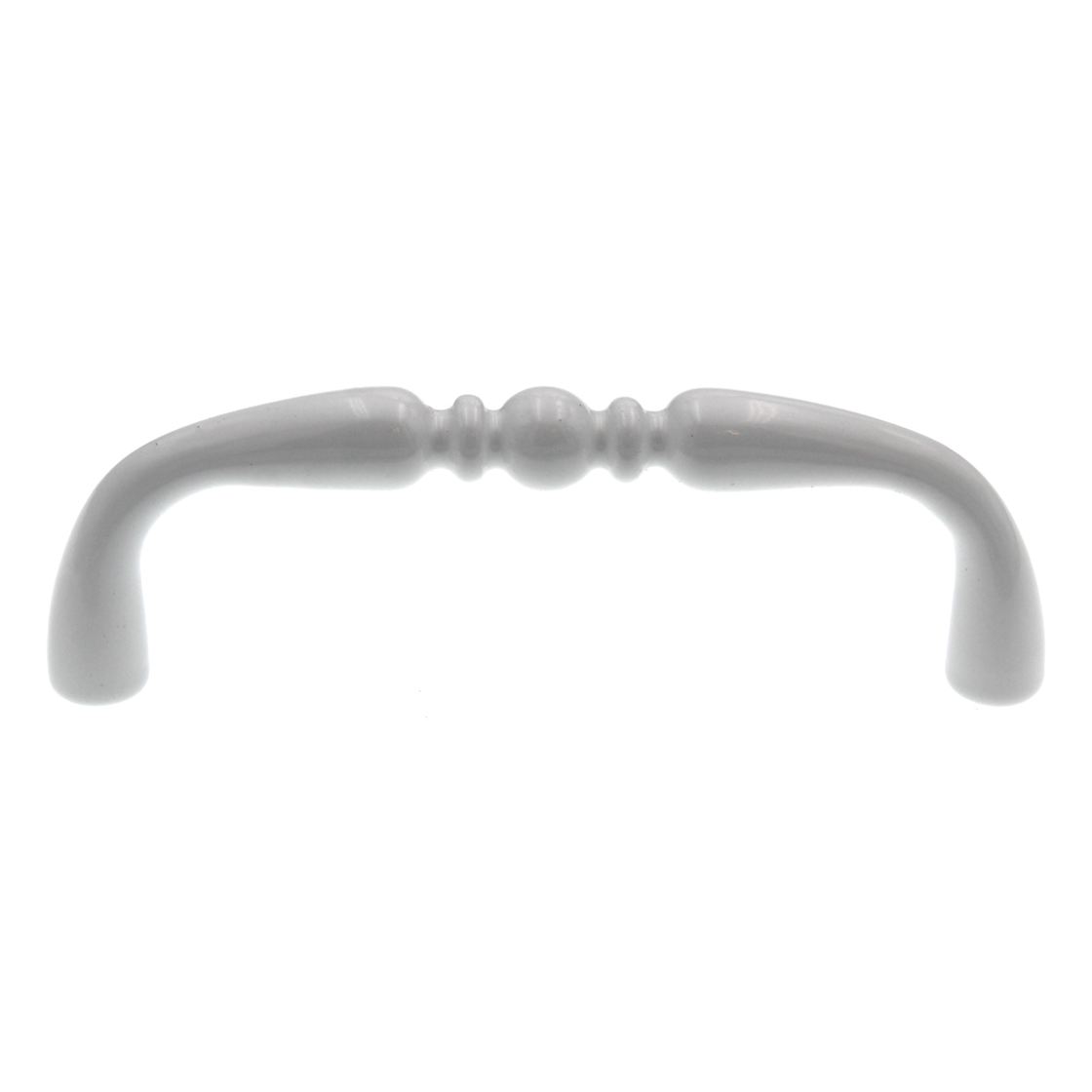 Hickory Hardware Conquest P14451-W White 3 in. Centers Cabinet Handle