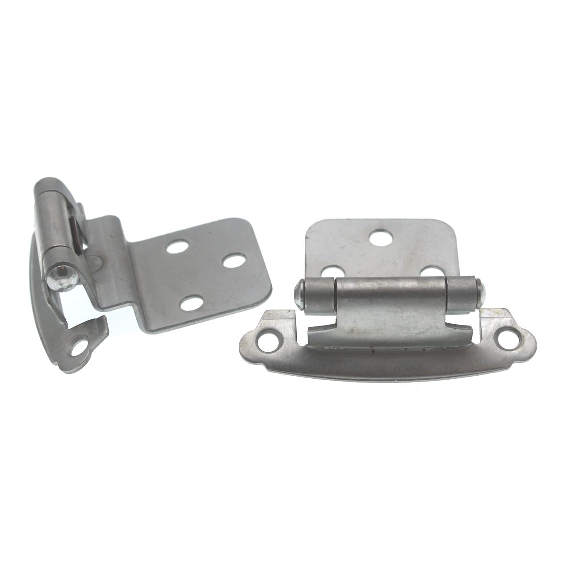 Pair of Belwith Chromolux 3/8" Inset Hinges Self-Closing P243-CLX