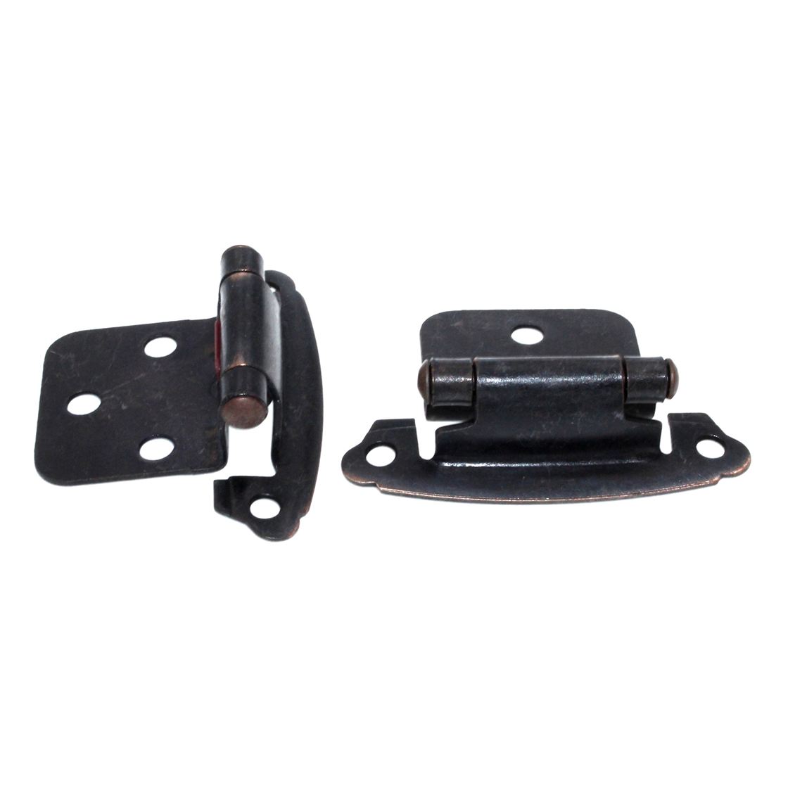 Pair Hickory Hardware P244-OBH Oil Rubbed Bronze Self Closing Cabinet Hinges
