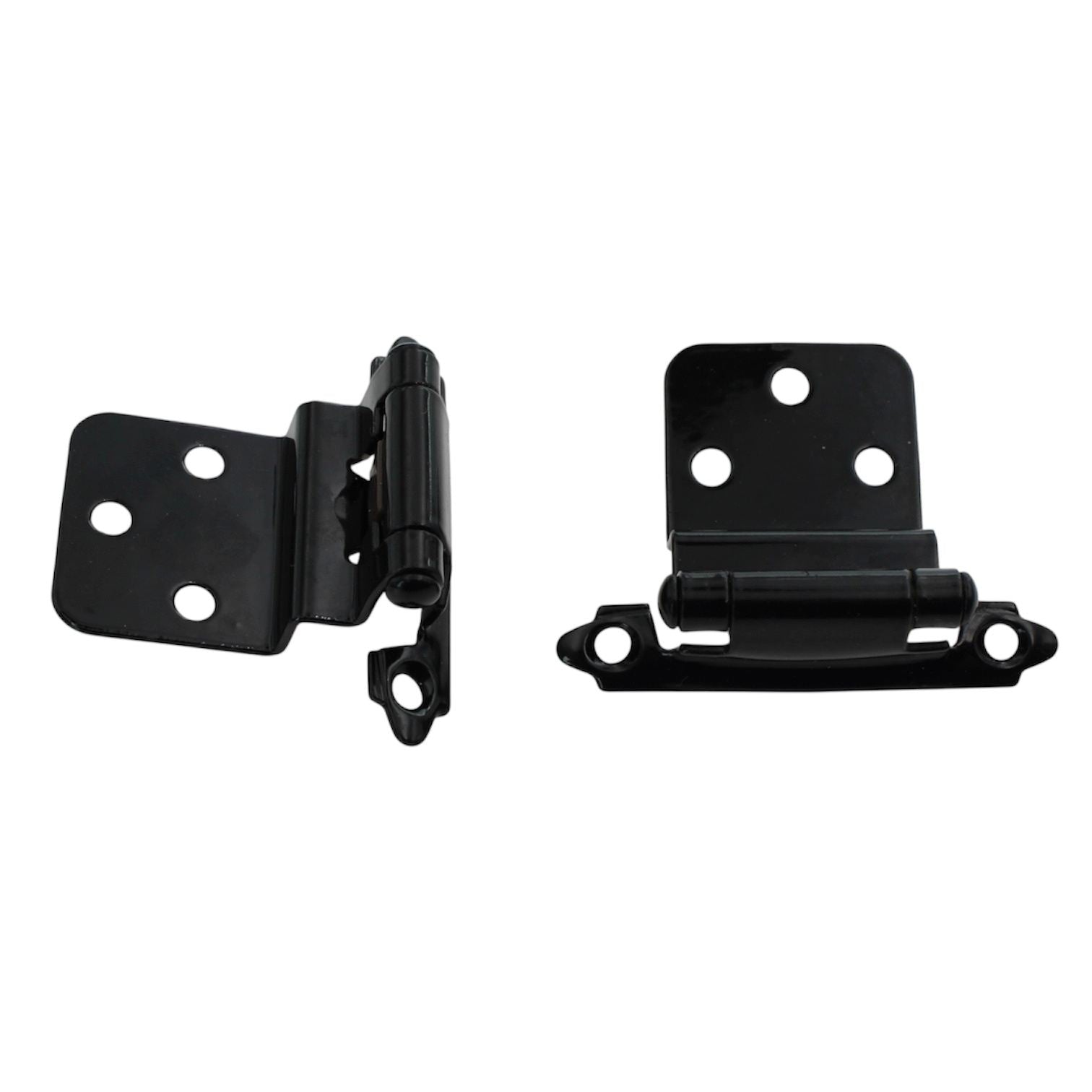 Pair of Belwith 3/8" Inset Hinges Black P50030F-22